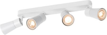 SLV 1008350 PURI 2.0 Cone, Wand- und Deckenaufbauleuchte, long, 4 x max. 6 W GU10, weiß