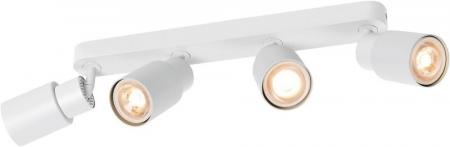 SLV 1008346 PURI 2.0 Tube, Wand- und Deckenaufbauleuchte, long, 4 x max. 6 W GU10, weiß