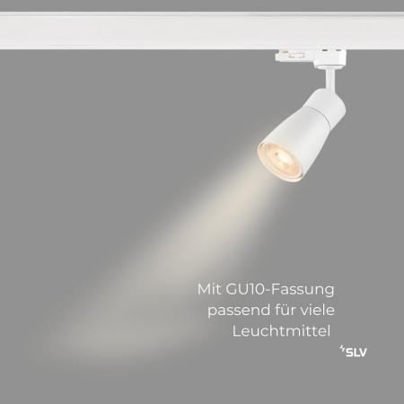 SLV 1008274 PURI 2.0 Dome, 3~ Spot, GU10, 1x max. 6 W, weiß