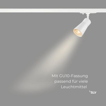 SLV 1008248 PURI 2.0 Cone, 1~ Spot, GU10, 1x max. 6 W, weiß
