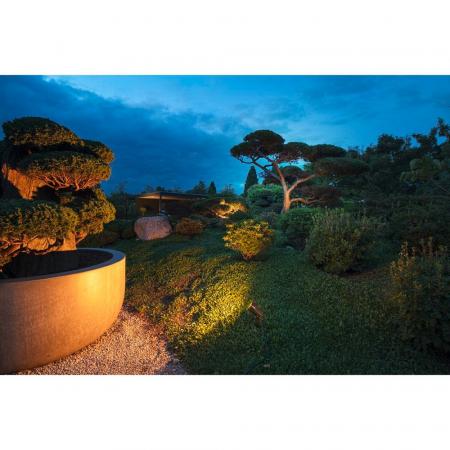 SLV 1008479 SYNA WIDE, Erdspiessleuchte, 3000 K, 115°, IP65, eckig, schwarz