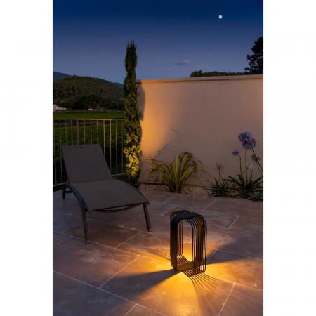 SLV 1008477 GRID CUBE, Stehleuchte, 2700 K, IP65, schwarz