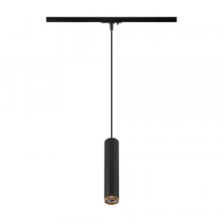 SLV 1008471 GRIP! L, 1~ Pendelleuchte, GU10, Pendellänge 200 cm, 1x max. 6 W, schwarz / gold