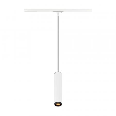 SLV 1008469 GRIP! L, 1~ Pendelleuchte, GU10, Pendellänge 200 cm, 1x max. 6 W, weiß / schwarz