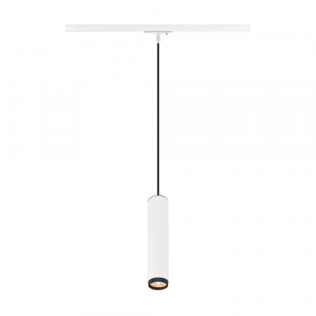 SLV 1008469 GRIP! L, 1~ Pendelleuchte, GU10, Pendellänge 200 cm, 1x max. 6 W, weiß / schwarz