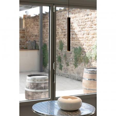 SLV 1008461 GRIP! S, 48V Pendelleuchte, Pendellänge 200 cm, 3000 K, 29°, DALI, schwarz / gold