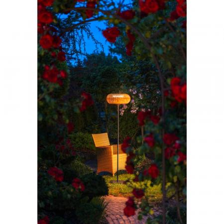 SLV 1008387 ADEGAN, Outdoor Stehleuchte, Solar, 2200 K, IP65, braun