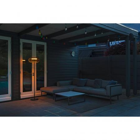 SLV 1008386 ADEGAN, Outdoor Stehleuchte, Solar, 2200 K, IP65, schwarz