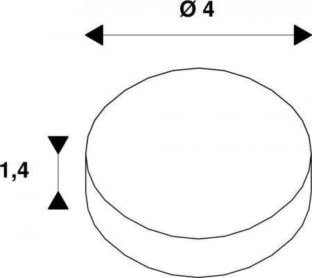 SLV 1008492 GRIP! M, Dekoring, weiß