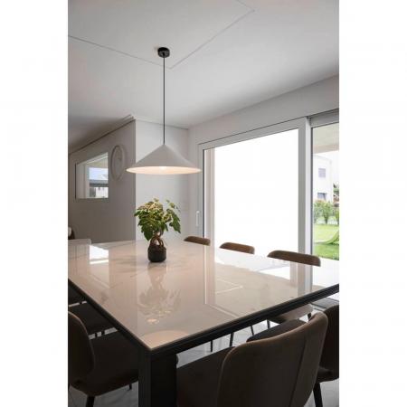 SLV 1008506 MAGICO 55, Pendelleuchte, E27, Pendellänge 180 cm, 1x max. 10 W, matt weiß