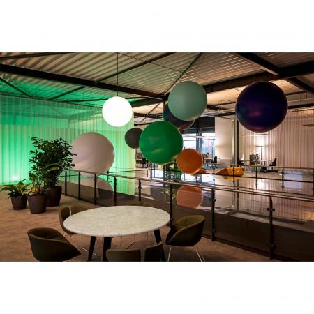 SLV 1008534 SUN 40 PD, E27, Pendelleuchte, Pendellänge 400 cm, rund, schwarz