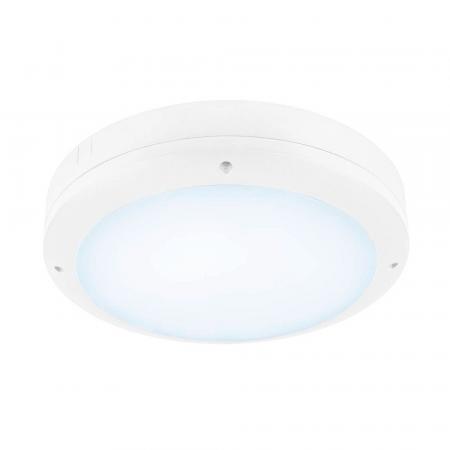 SLV 1008901 OUTDOOR BULKHEAD V 360, SENSOR 20W  830/840/856 IP65 IK10, weiß