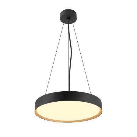 SLV 1008924 DECONA 42, CL, PHASE, Deckenaufbauleuchte, rund, 3000/4000K, 23 W, schwarz / gold