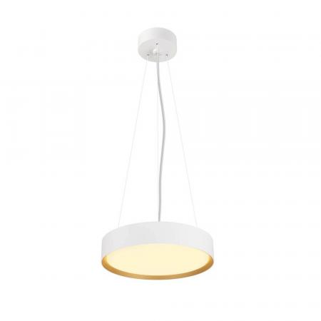 SLV 1008919 DECONA 30, CL, PHASE, Deckenaufbauleuchte, rund, 3000/4000K, 17 W, weiß / gold