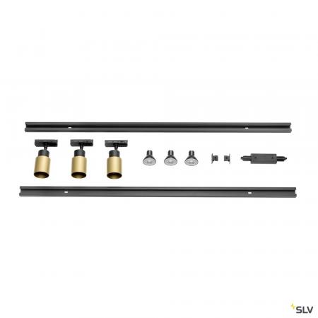 SLV 1008904 PURI 2.0, 1Ph., Triple Track Set, QPAR51, gold/schwarz