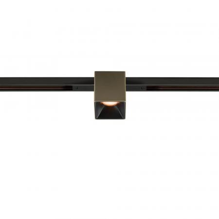 SLV 1008980 FIX-IT!, 48V, DALI, eckig, Standard track, Spot, 2000-3000K, 7.4 W, 36°, bronze / schwarz