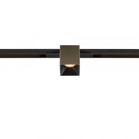 SLV 1008980 FIX-IT!, 48V, DALI, eckig, Standard track, Spot, 2000-3000K, 7.4 W, 36°, bronze / schwarz