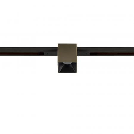SLV 1008976 FIX-IT!, 48V, DALI, eckig, Standard track, Spot, 3000K, 6.6 W, 36°, bronze / schwarz