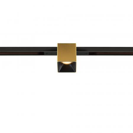SLV 1008975 FIX-IT!, 48V, DALI, eckig, Standard track, Spot, 3000K, 6.6 W, 36°, gold / schwarz