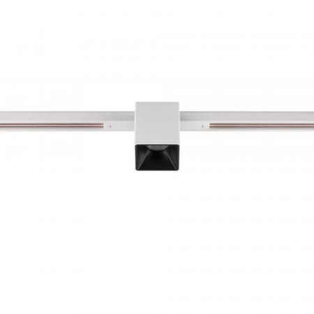 SLV 1008973 FIX-IT!, 48V, DALI, eckig, Standard track, Spot, 3000K, 6.6 W, 36°, weiß / schwarz