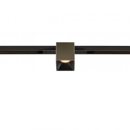 SLV 1008972 FIX-IT!, 48V, DALI, eckig, Standard track, Spot, 2700K, 6.6 W, 36°, bronze / schwarz