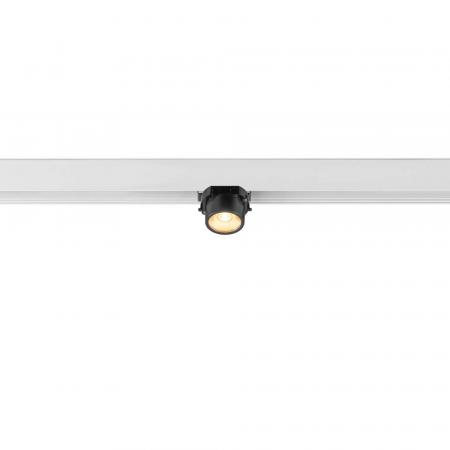 SLV 1008965 FIX-IT!, 48V, DALI, rund, Surface mounted track, Spot, 2000-3000K, 7.4 W, 36°, weiß / schwarz