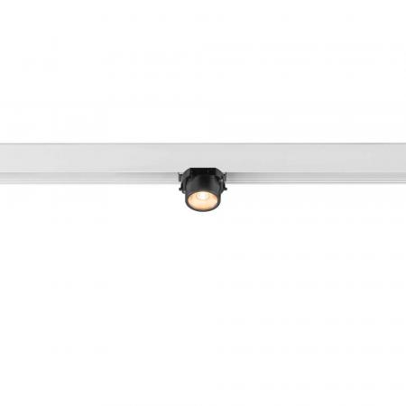 SLV 1008957 FIX-IT!, 48V, DALI, rund, Surface mounted track, Spot, 2700K, 6.6 W, 36°, weiß / schwarz