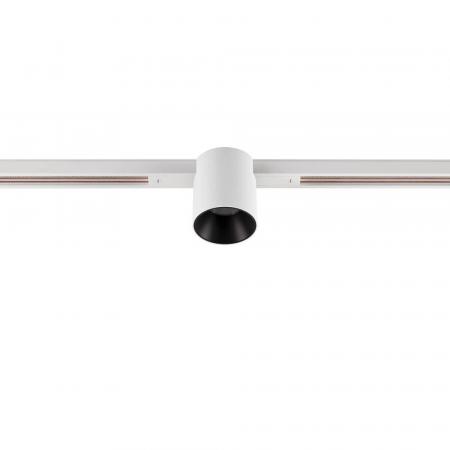 SLV 1008949 FIX-IT!, 48V, DALI, rund, Standard track, Spot, 3000K, 6.6 W, 36°, weiß / schwarz