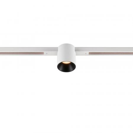 SLV 1008945 FIX-IT!, 48V, DALI, rund, Standard track, Spot, 2700K, 6.6 W, 36°, weiß / schwarz