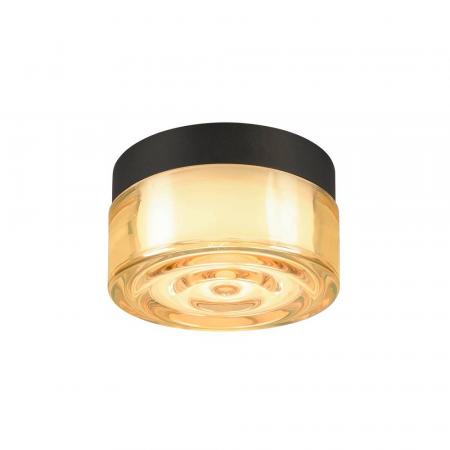 SLV 1008941 CYFT WAVE Wand und Deckenleuchte 6,5W 2700 3000 4000K IP65 schwarz amber