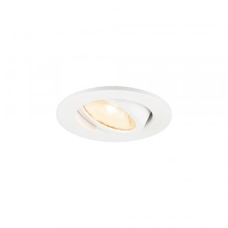 SLV 1009004 NEW TRIA® 45, DL, rund, Deckeneinbauleuchte, 3000 K, 24°, weiß