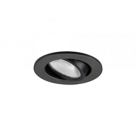 SLV 1009003 NEW TRIA® 45, DL, rund, Deckeneinbauleuchte, 2700 K, 24°, schwarz