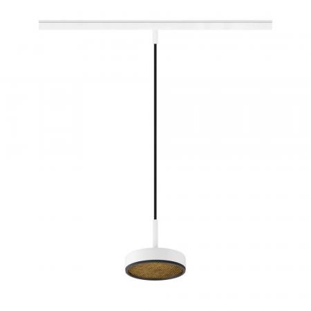 SLV 1009019 GRIP! FLAT 48V Pendelleuchte DALI 2700/3000K weiß/schwarz – moderne LED Pendelleuchte für 48V System