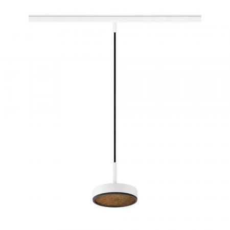 SLV 1009019 GRIP! FLAT 48V Pendelleuchte DALI 2700/3000K weiß/schwarz – moderne LED Pendelleuchte für 48V System