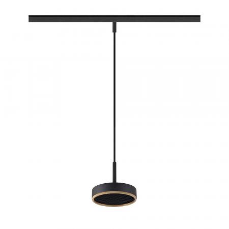 SLV 1009018 GRIP! FLAT 48V Pendelleuchte DALI 2700/3000K schwarz/schwarz – moderne LED Pendelleuchte für 48V System