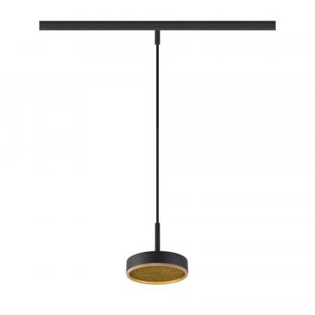 SLV 1009018 GRIP! FLAT 48V Pendelleuchte DALI 2700/3000K schwarz/schwarz – moderne LED Pendelleuchte für 48V System