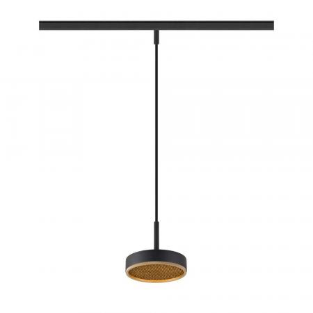 SLV 1009018 GRIP! FLAT 48V Pendelleuchte DALI 2700/3000K schwarz/schwarz – moderne LED Pendelleuchte für 48V System