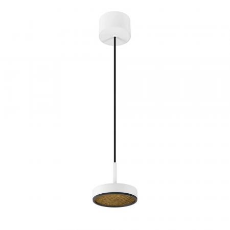 SLV 1009015 GRIP! FLAT Pendelleuchte PHASE 2700/3000K weiß/schwarz – moderne LED Pendelleuchte mit CCT Switch