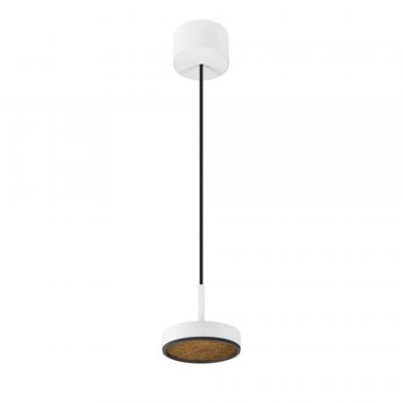 SLV 1009015 GRIP! FLAT Pendelleuchte PHASE 2700/3000K weiß/schwarz – moderne LED Pendelleuchte mit CCT Switch