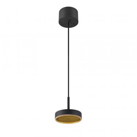 SLV 1009014 GRIP! FLAT Pendelleuchte PHASE 2700/3000K schwarz/gold – moderne LED Pendelleuchte mit CCT Switch
