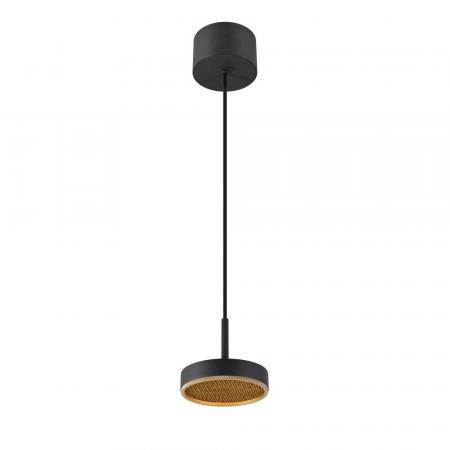SLV 1009014 GRIP! FLAT Pendelleuchte PHASE 2700/3000K schwarz/gold – moderne LED Pendelleuchte mit CCT Switch