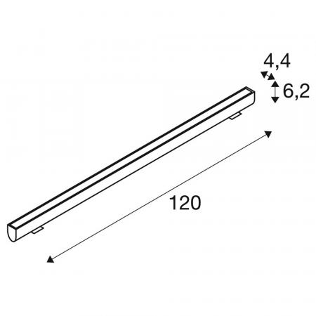 SLV 1009108 GALEN PRO 120 Wandstrahler LED 3000K Anthrazit DALI 2