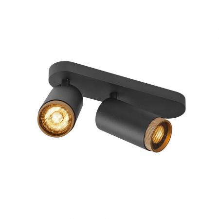 SLV 1009097 GRIP! L Deckenstrahler GU10 Schwarz/Gold