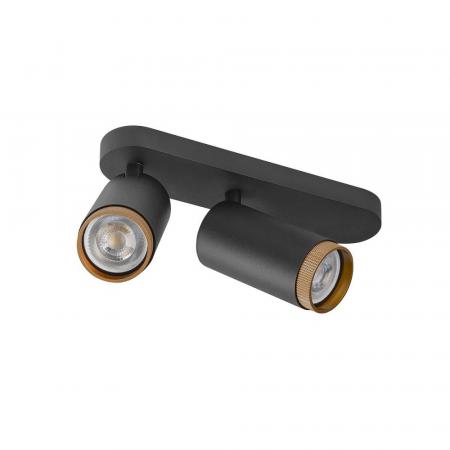 SLV 1009097 GRIP! L Deckenstrahler GU10 Schwarz/Gold