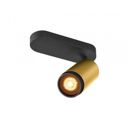 SLV 1009095 GRIP! L SPOT CL GU10 Deckenaufbauleuchte Gold/Schwarz