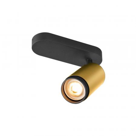 SLV 1009095 GRIP! L SPOT CL GU10 Deckenaufbauleuchte Gold/Schwarz
