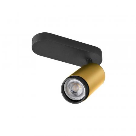SLV 1009095 GRIP! L SPOT CL GU10 Deckenaufbauleuchte Gold/Schwarz
