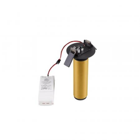 SLV 1009090 GRIP! M Deckeneinbauleuchte PHASE 2700 K 42° IP20 gold/schwarz