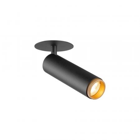 SLV 1009087 GRIP! M Deckeneinbauleuchte PHASE 3000 K 14 W 42° schwarz gold dimmbar IP20 CRI90 modernes Lichtdesign