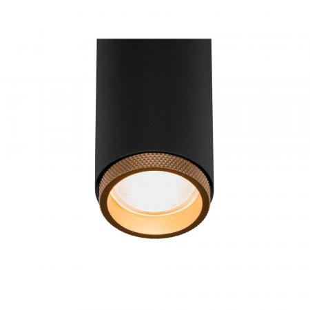 SLV 1009086 GRIP M LED Deckeneinbauleuchte 14W 2700K Schwarz Gold 42° CRI90 dimmbar modernes Design